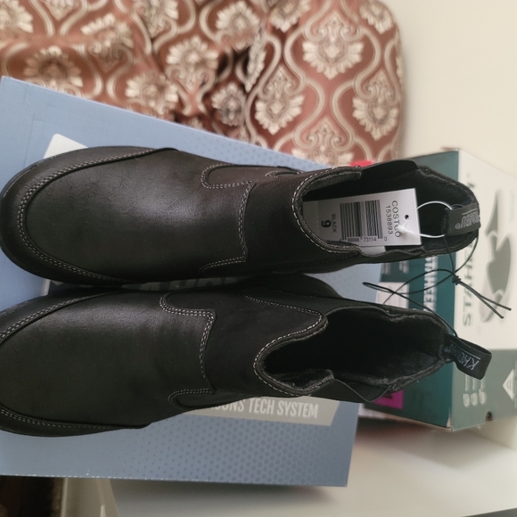 NEW Khombu Charlotte Womens Black Pull On Winter Snow Ankle Boots - Picture 4 of 7